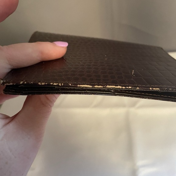 Vintage Lord Buxton Saddle Cowhide Bifold Leather Unisex Card Case Wallet USA - Picture 10 of 15